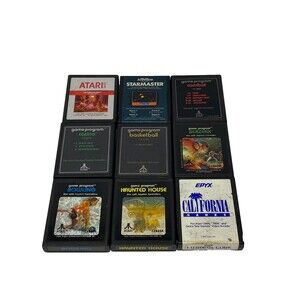 Lot of 9 Atari 2600 Game Cartridges #08